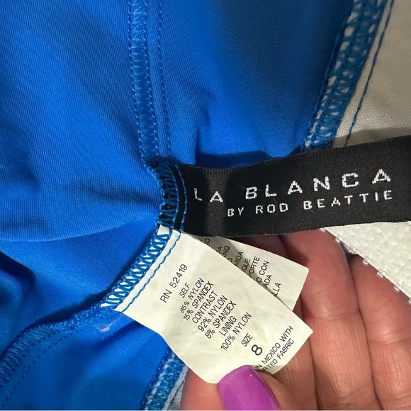 La Blanca Blue Women's Swimsuit - Picture 10 of 10